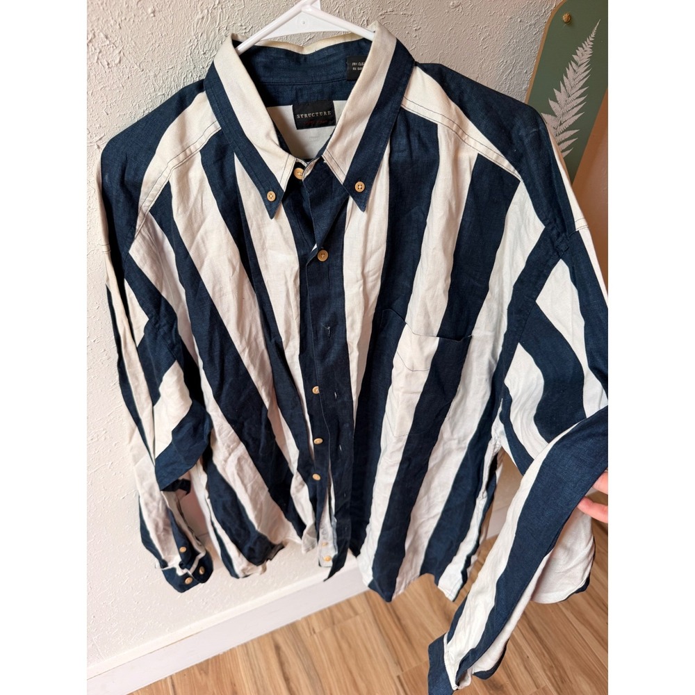 Vintage Structure Button Up Shirt
